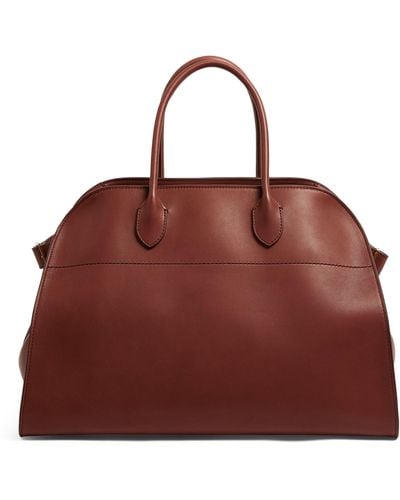 The Row Leather Margaux 15 Top-handle Bag - Red