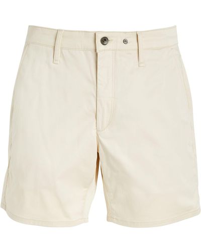Rag & Bone Cotton-blend Chino Shorts - Natural