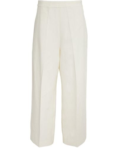 Polo Ralph Lauren Wide-leg Tailored Pants - White