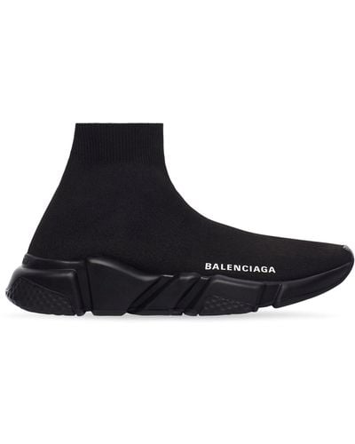 Balenciaga Knitted Speed Sneakers - Blue