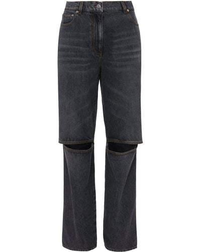JW Anderson Cut-out Bootcut Jeans - Grey