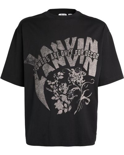 Lanvin X Future Graphic Print T-shirt - Black