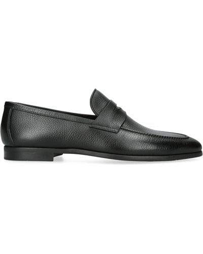 Magnanni Leather Diezma Ii Loafers - Black