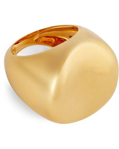 Nada Ghazal Yellow Gold Malak Ring - Natural
