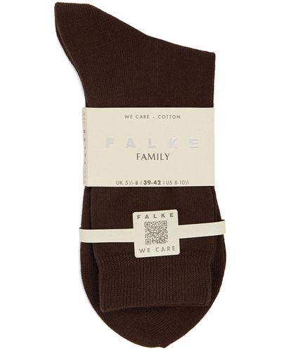 FALKE Family Socks - Brown