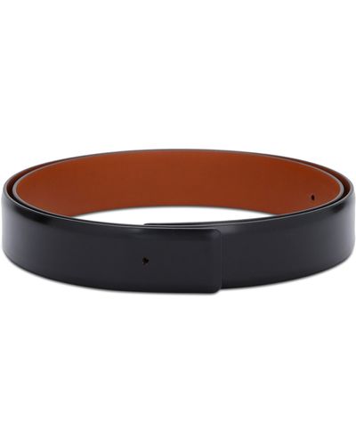 Santoni Leather Belt Strap - Brown