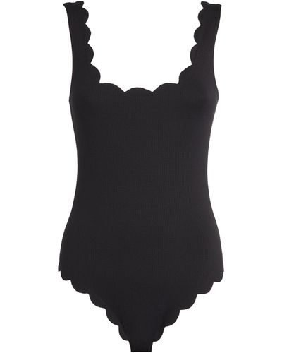 Marysia Swim Palm Springs Scallop Swimsuit - Black