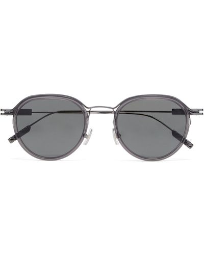 Gray Zegna Sunglasses For Men Lyst gray-zegna-sunglasses-for-men-lyst