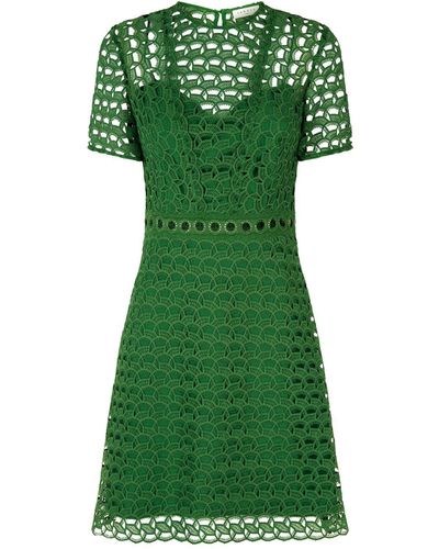 Sandro Crochet Lace Dress - Green