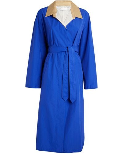 Weekend by Maxmara Water-repellent Trench Coat - Blue