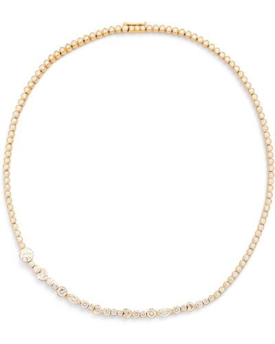 Sophie Bille Brahe Exclusive Yellow Gold And Diamond Collier De Amis Necklace - Metallic