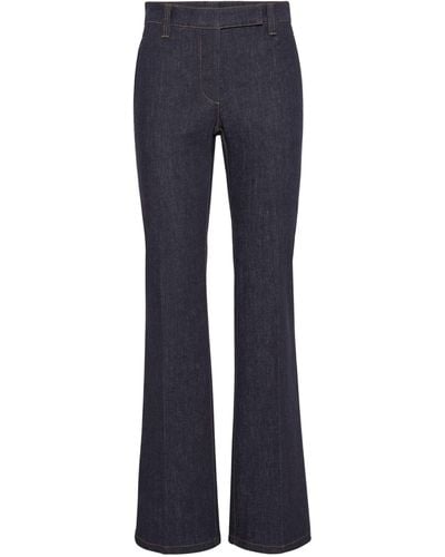 Brunello Cucinelli High-waisted Jeans - Blue