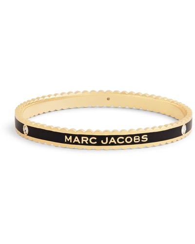 Marc Jacobs Gold-plated The Medallion Bangle - Natural