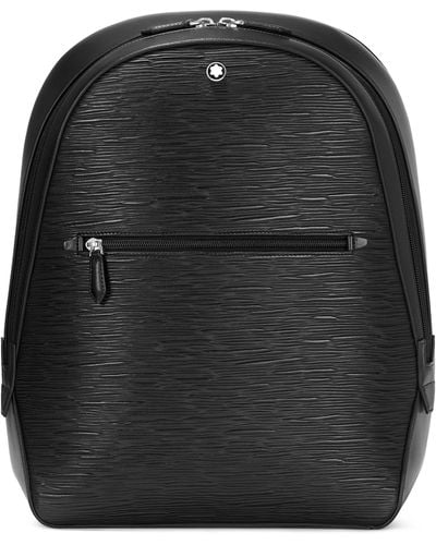 Montblanc Small Leather Meisterstück 4810 Backpack - Black