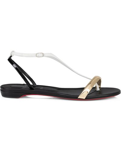 Christian Louboutin Athinita Leather Sandals - White