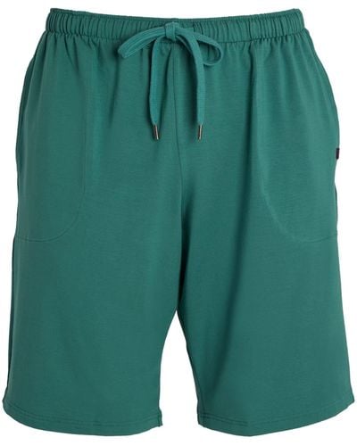 Derek Rose Basel Lounge Shorts - Green