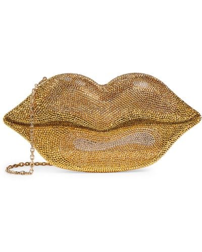 Judith Leiber Hot Lips Clutch Bag - Metallic