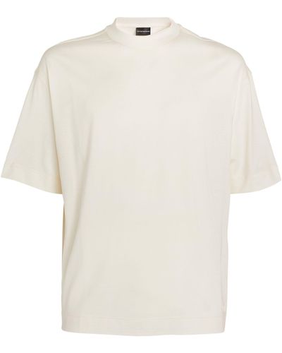 Emporio Armani Eagle-detail T-shirt - White
