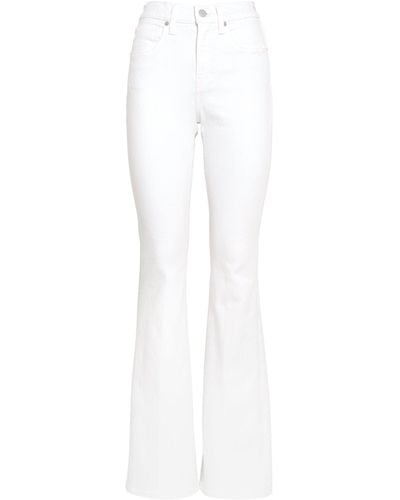 Veronica Beard Beverly High-rise Skinny Flared Jeans - White