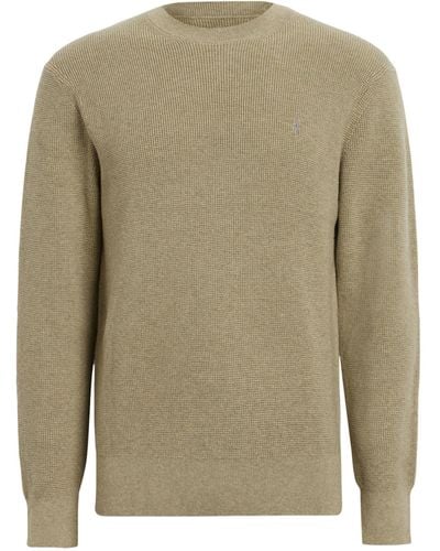 AllSaints Cotton-wool Aspen Sweater - Green
