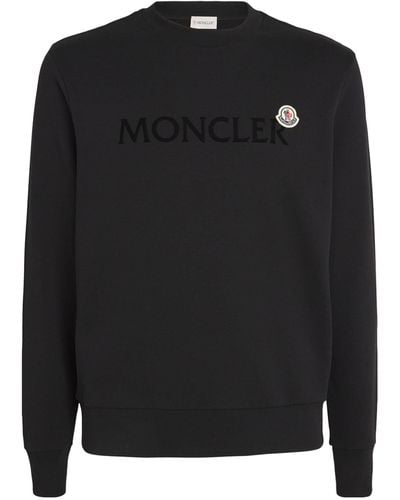 Moncler Cotton Logo Jumper - Black