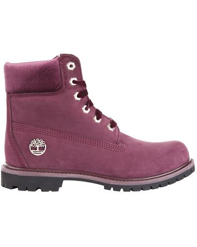 Timberland 6-inch Premium Velvet Boots - Purple