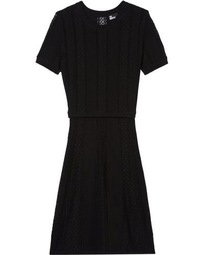 The Kooples Knitted Mini Dress - Black
