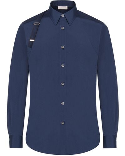 Alexander McQueen Harness Shirt - Blue