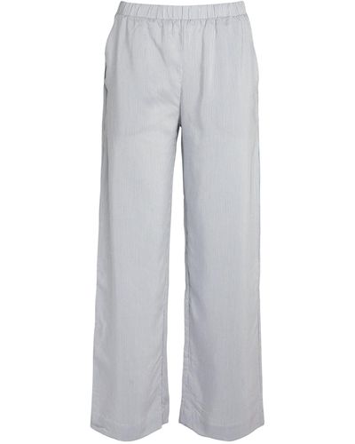 Zimmerli of Switzerland Striped Pajama Pants - Gray