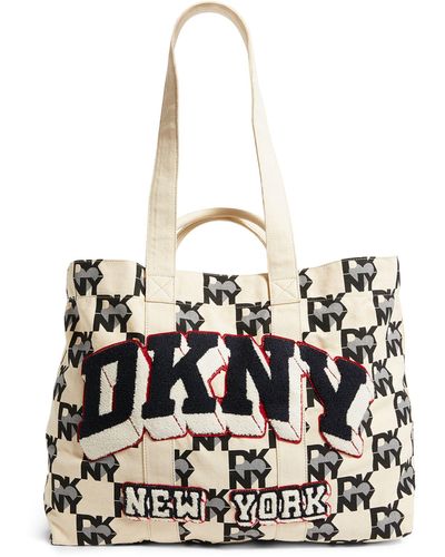 DKNY Canvas Heart Of Ny Tote Bag - Black