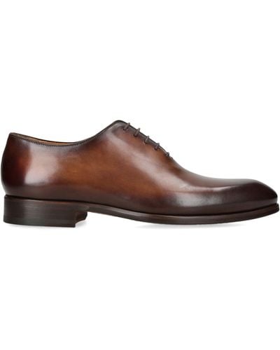 Magnanni Flex Wholecut Oxford Shoes - Brown
