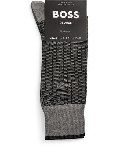 BOSS Cotton George Socks - Black