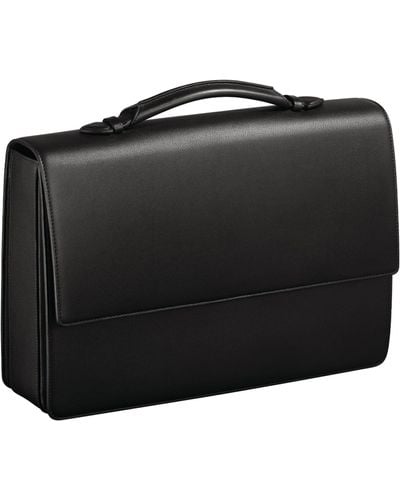Cartier Leather Must De Briefcase - Black