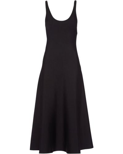 Prada Viscose Midi Dress - Black