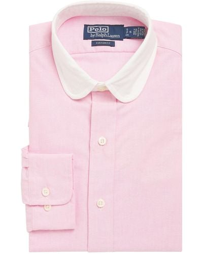 Polo Ralph Lauren Cotton Club Collar Oxford Shirt - Pink