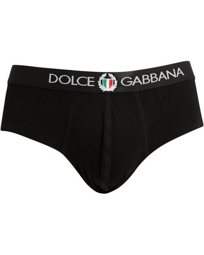 Dolce & Gabbana contrast-trim Boxer Briefs - Farfetch