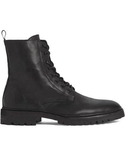 AllSaints Leather Tobias Boots - Black