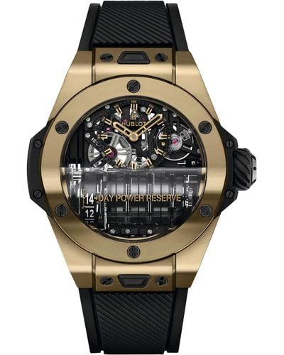 Hublot Magic Gold Big Bang Mp-11 Watch 45mm - Black
