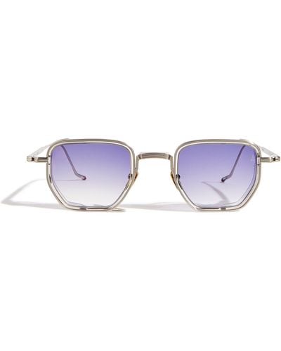 Jacques Marie Mage Metal Frame Atkins Sunglasses - Purple