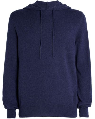 7 For All Mankind Cashmere Hoodie - Blue
