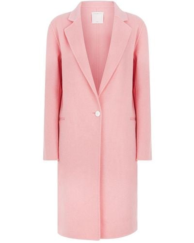 Sandro Wool Coat - Pink