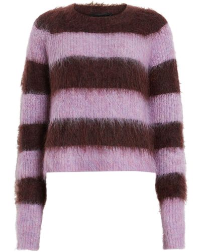 AllSaints Brushed Lou Sweater - Purple