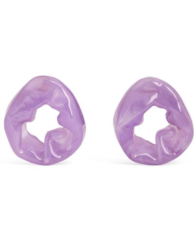 Completedworks Bio Resin Earrings - Purple