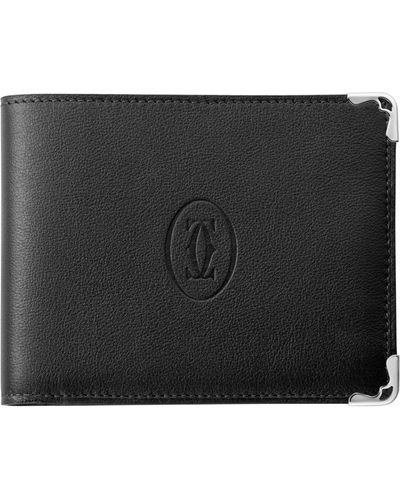 Cartier Leather Must De Wallet - Black