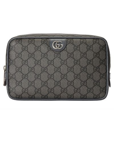 Gucci Ophidia Gg Wash Bag - Gray