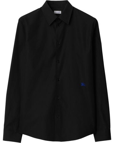 Burberry Slim Ekd Shirt - Black