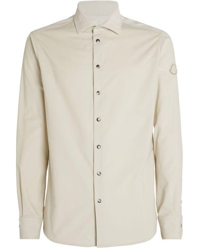 Moncler Corduroy Long Sleeve Shirt - White