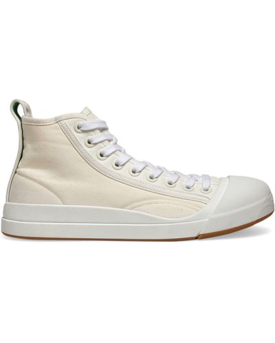 Bottega Veneta Vulcan High-top Sneakers - Natural