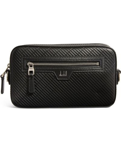 Dunhill Leather Rollagas West End Cross-body Bag - Black