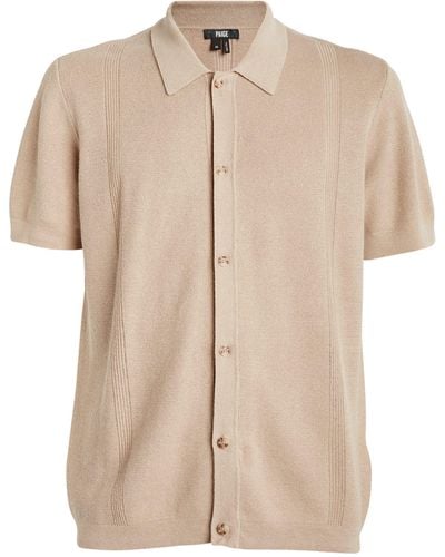 PAIGE Knitted Mendez Shirt - Natural